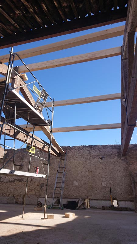 Travaux de charpente, Marseillan